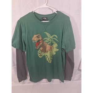 Jurassic Park T-Rex Layered Long Sleeve T-Shirt - BoxLunch Exclusive Size Medium